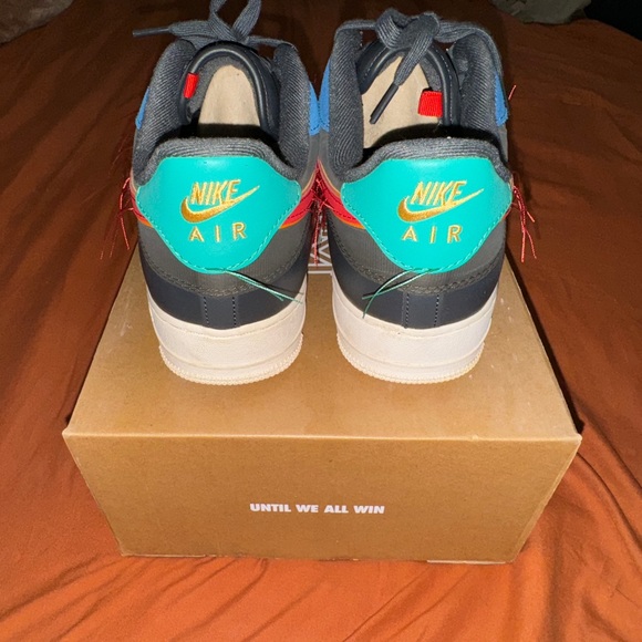 Nike Air Force one black history month 2020 size 11.5 - Picture 3 of 6